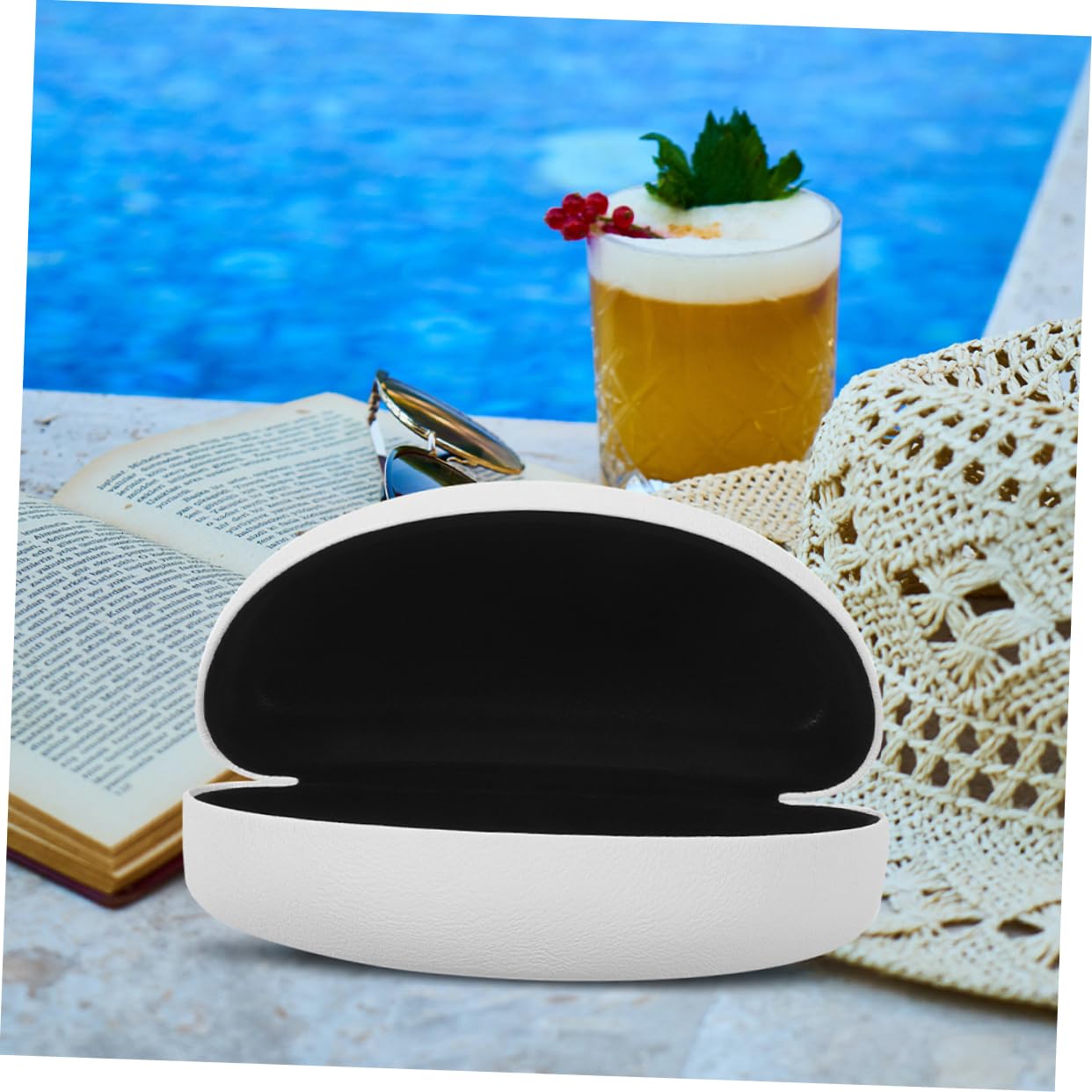 Healvian 6piezas Organizador De Gafas De Sol De Viaje Estuche Rígido Para Almacenamiento De Gafas Protección Para Lentes