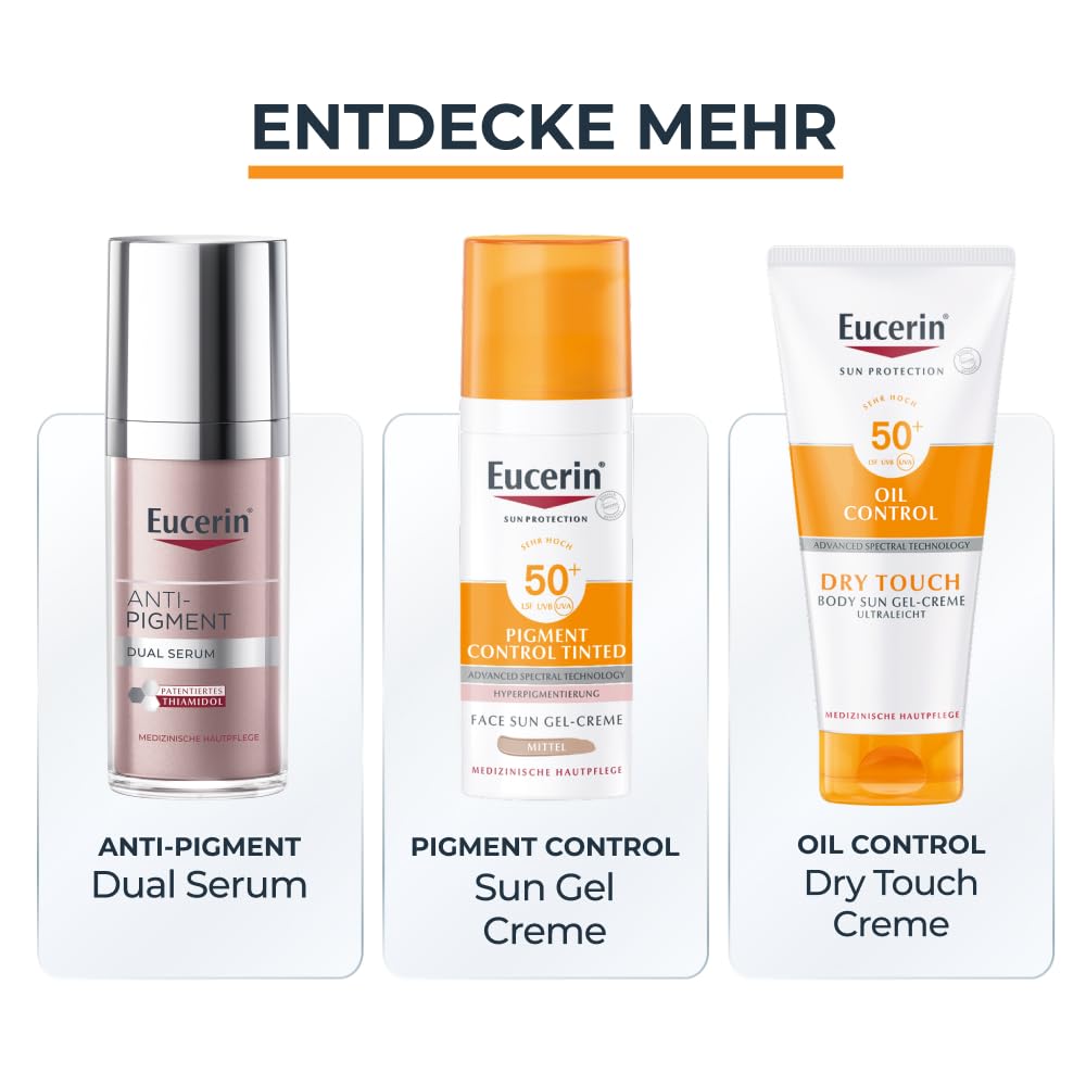 Eucerin Pigment Control Face Sun Fluid LSF 50+ 50 ml & Eucerin Anti-Pigment Dual Serum 30 ml