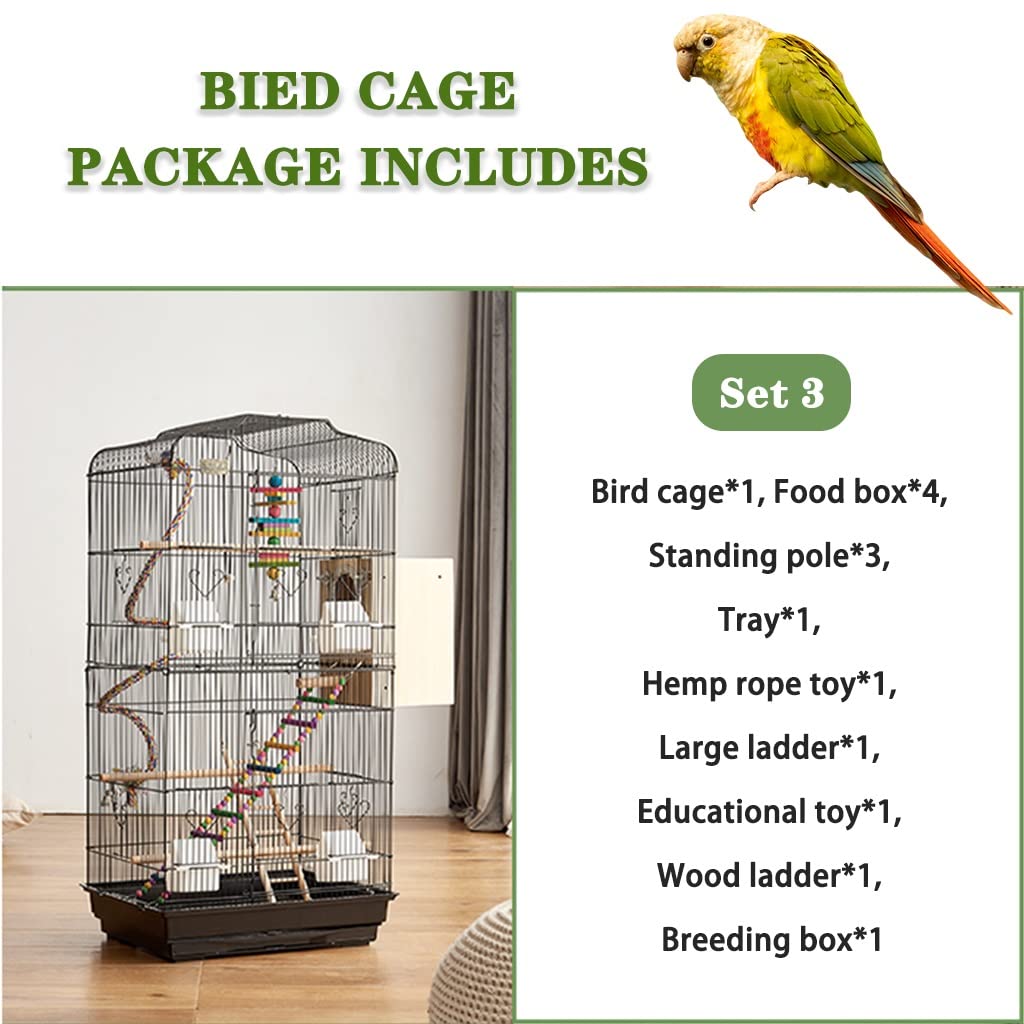 Amazon.co.jp: 鳥かご 鳥かご インコ おしゃれ 36インチの高さの鍛造