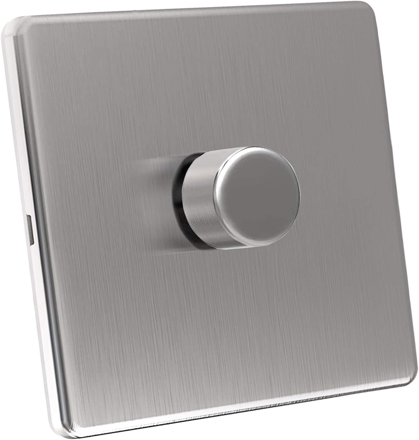 Zigtiger Dimmer Light Switch Led Dimmer Switch LED/Incandescent Bulbs/Halogen Lamps 3-100W 1 Gang 2-Way/Brushed Steel