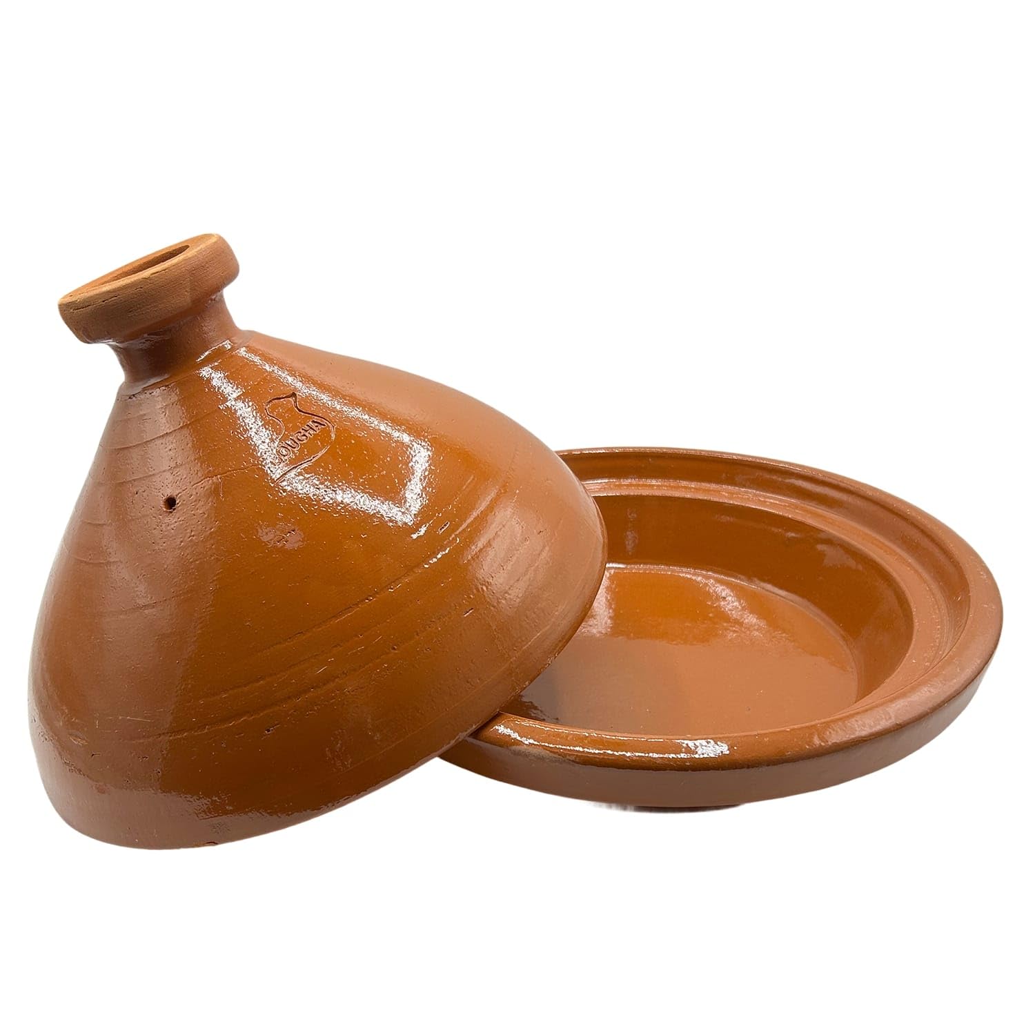 Tajine XL 35 cm in Terracotta Dipinta a Mano – Pentola Tradizionale Marocchina/Tunisina + Ebook Gratuito 1404251131