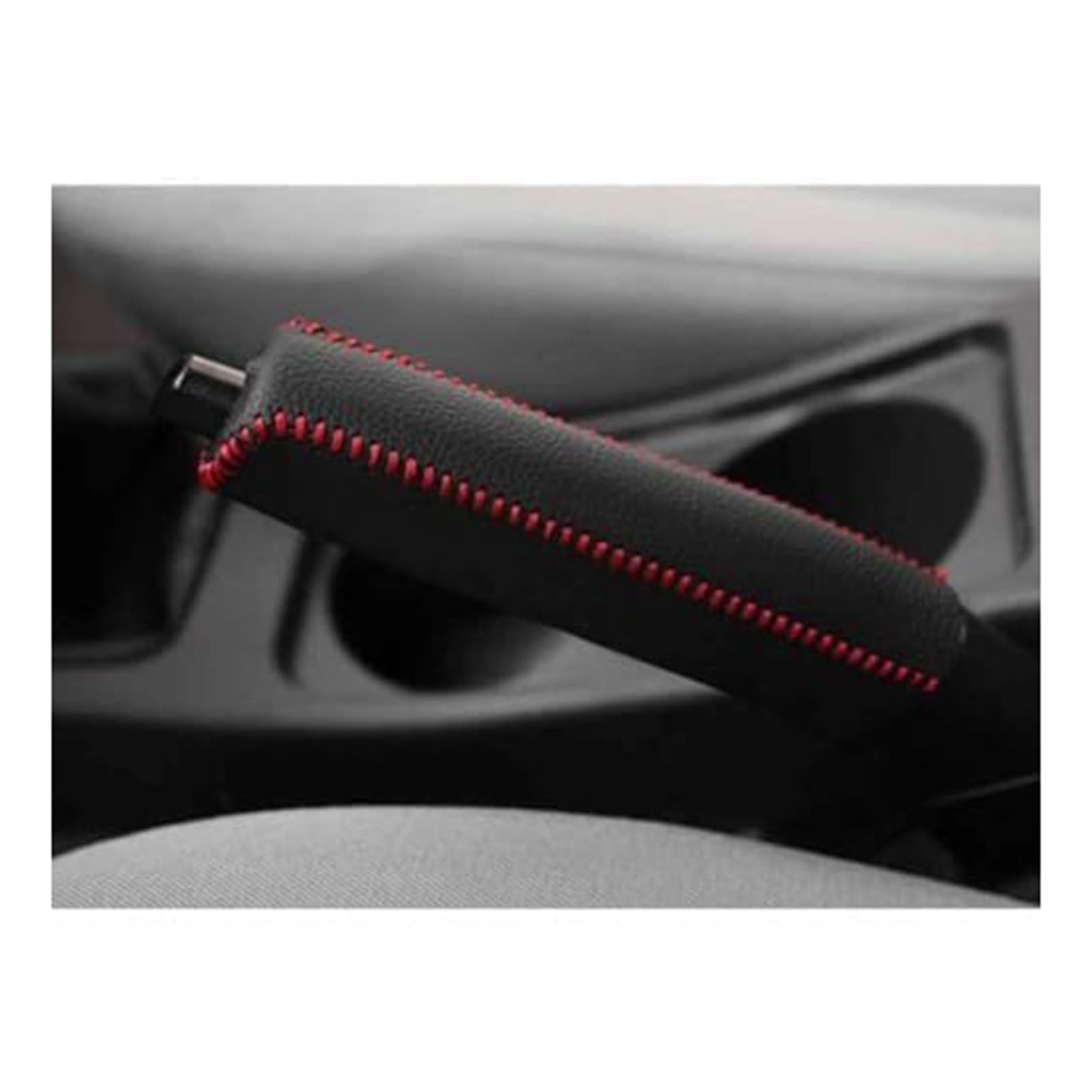 Qyetrgf A Car Handbrake Cover, For Peugeot 308/Peugeot 206/Peugeot 207 Cc Nti Slip Wear-Resistant Hand Brake Grips Sleeve Handbrake Lever Interior Ccessories,