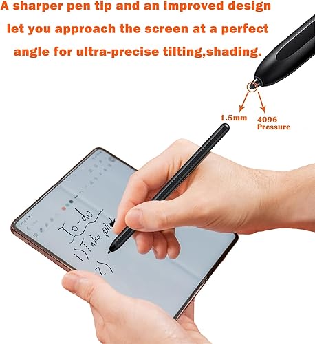 Miniatura 3 de 2 unidades Galaxy Z Fold 4 S Pen Fold Edition, 4096 niveles de presión Z Fold 4, repuesto para Samsung Galaxy Z Fold 4 5G S Pen Z Fold 3 Pen S Pen S