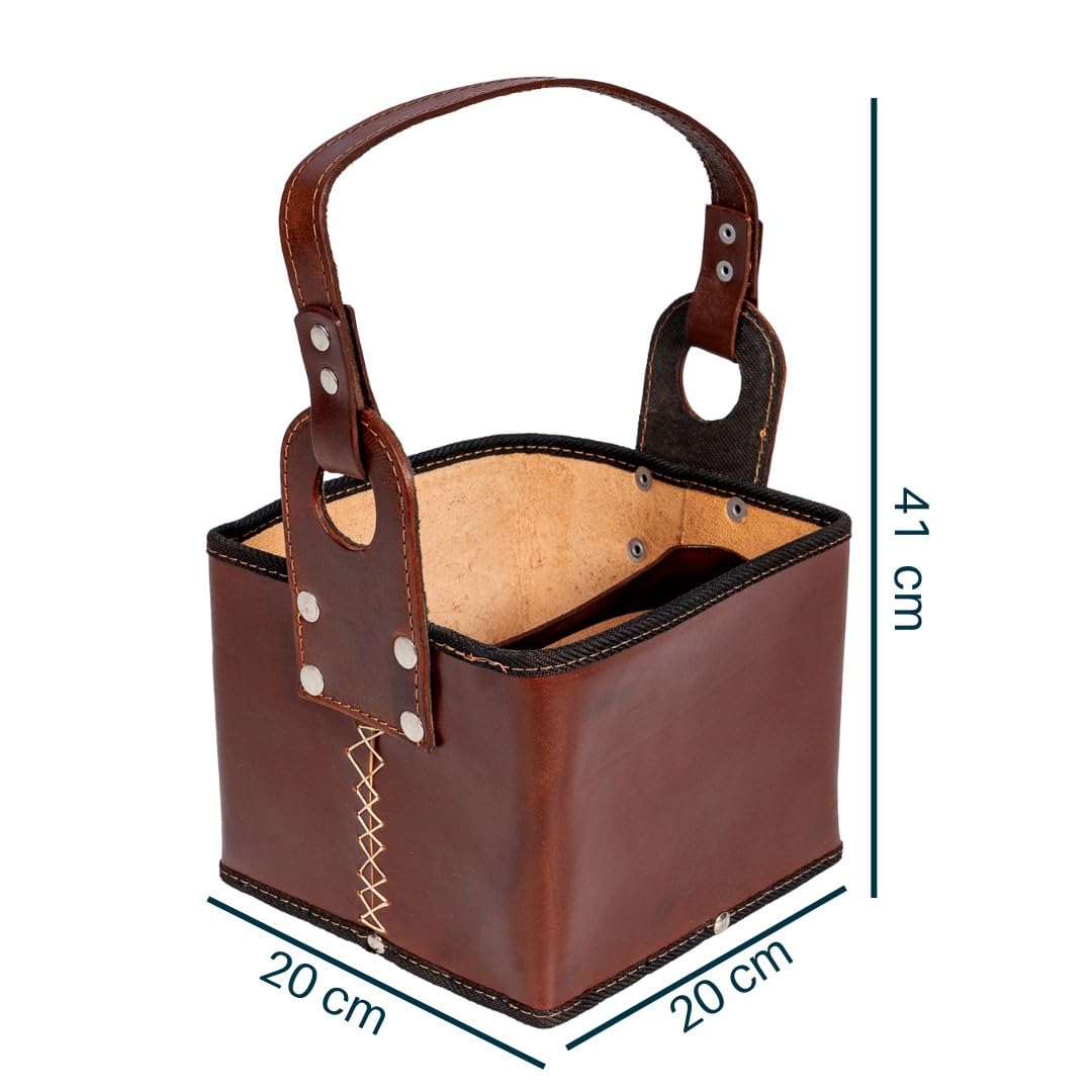 Porta Termo Cuadrado Mate Yerba Azucar Cartera Bolso Matero Picnic Eco Cuero (negro)
