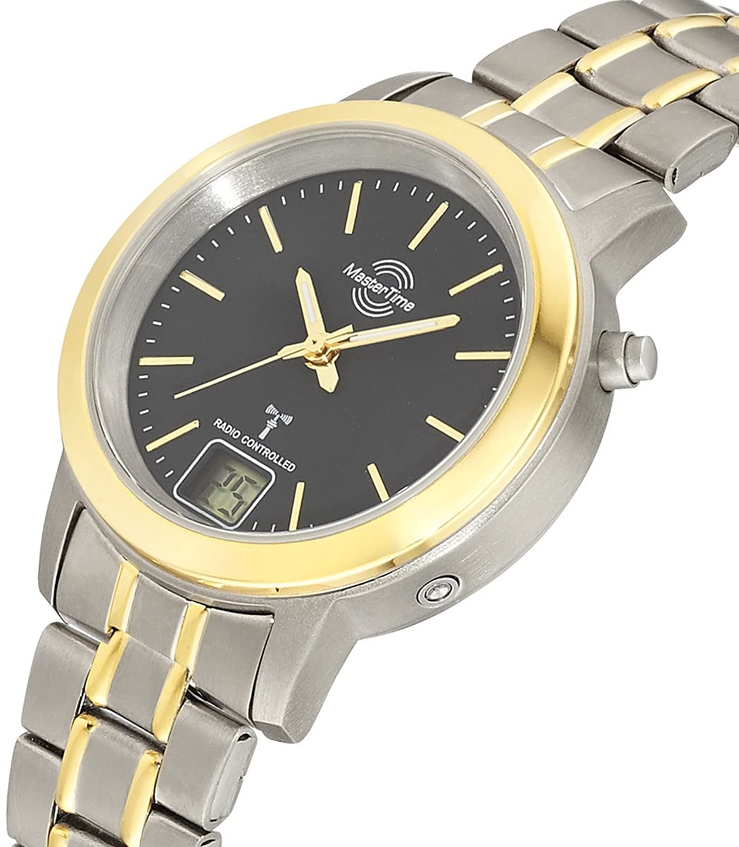 Master Time Funk Quarz Damen Uhr Analog-Digital mit Titan Armband MTLT-10754-21M