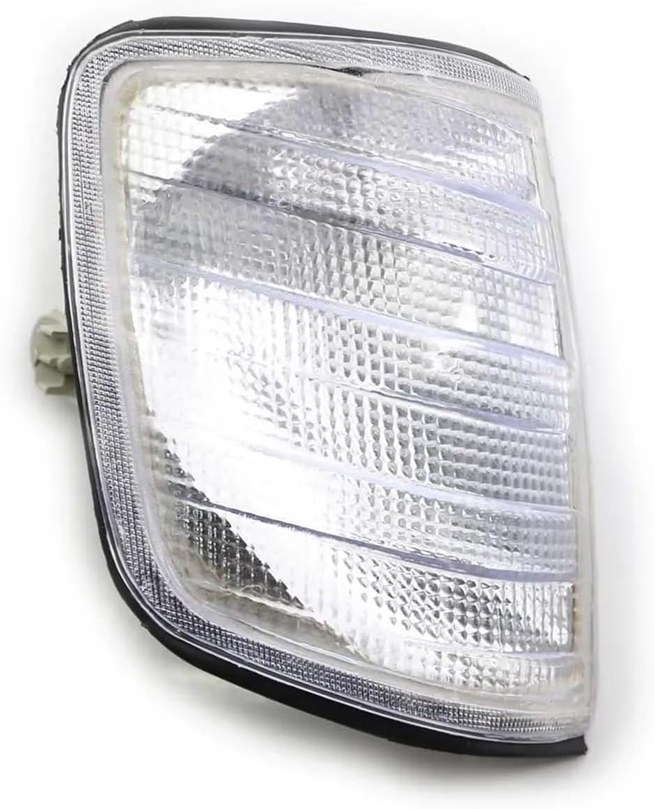 Car Corner Light Front Turn Signal Indicator Lamp Compatible with Mercedes Benz E Class W124 1985-1994 1995 1996(Right White)