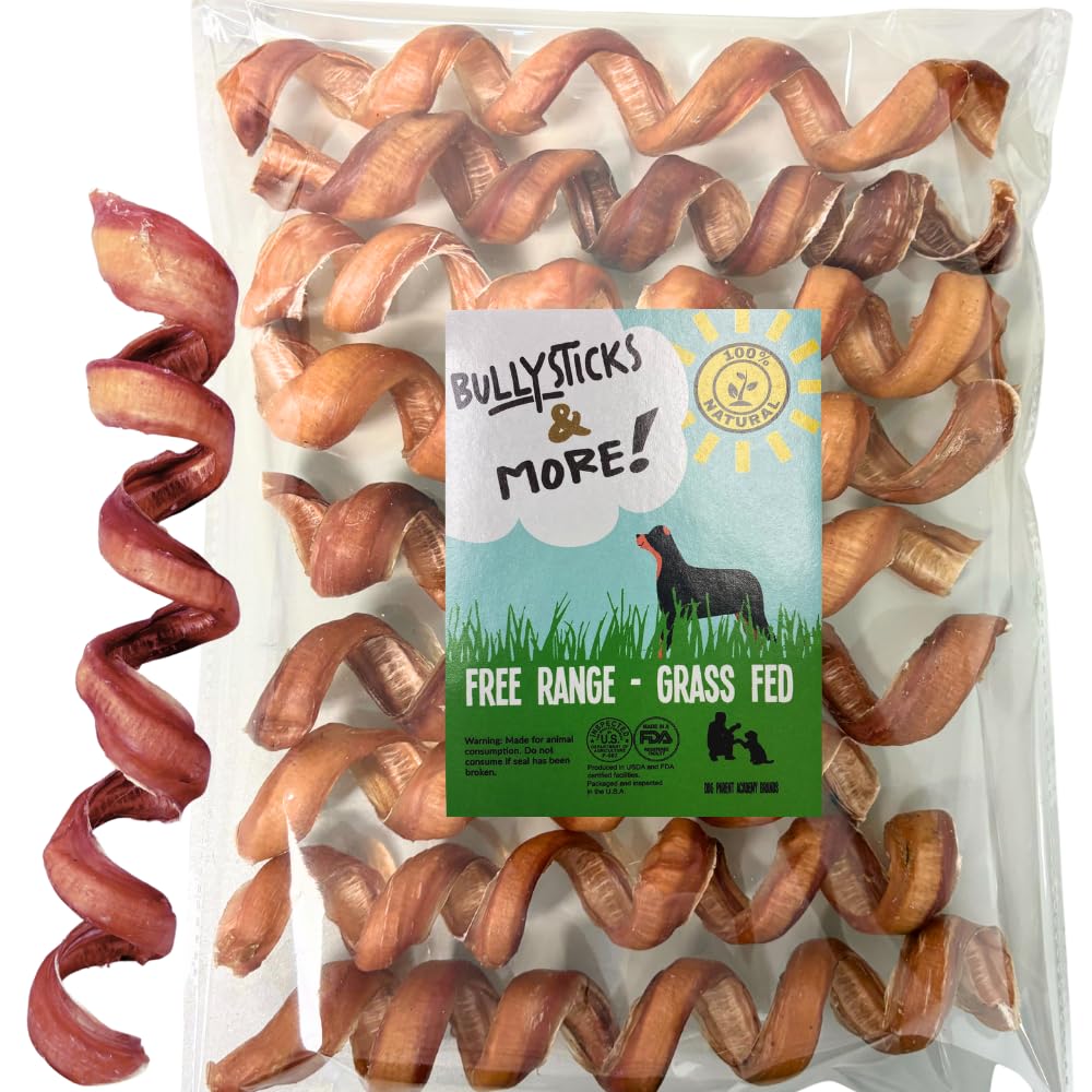 BULLYSTICKS &amp; MORE - Bully Stick Spring 6-8" - 12 Count
