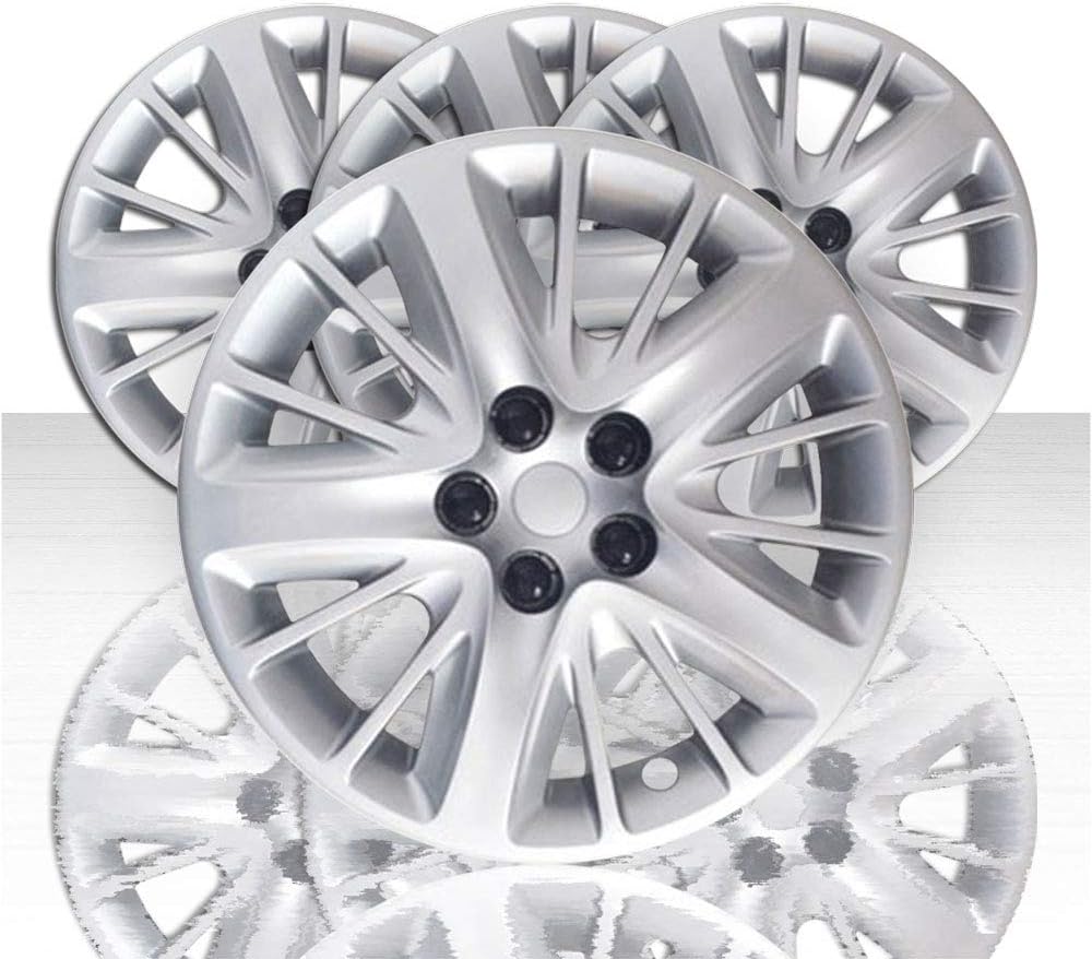 Auto Reflections Set of 4 18" 15 Spoke Wheel Covers for Chevy Impala 2014-2019 - Silver