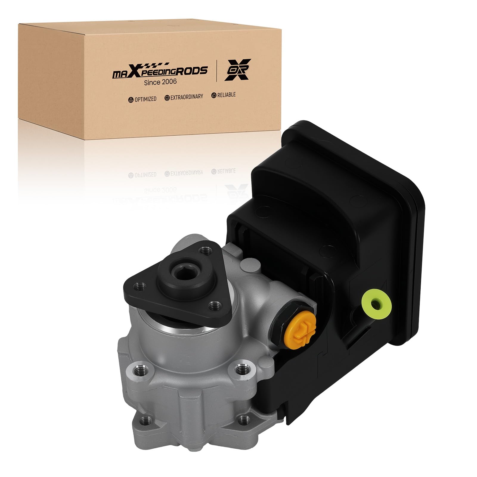 maXpeedingrods Servo Pompe hydraulique pour BMW Série 3 5 X3 E46 E39 E60 E83 LM 1998-2010 32411095748 6757914 6761876 1095155 10954570 Pompe de direction assistée