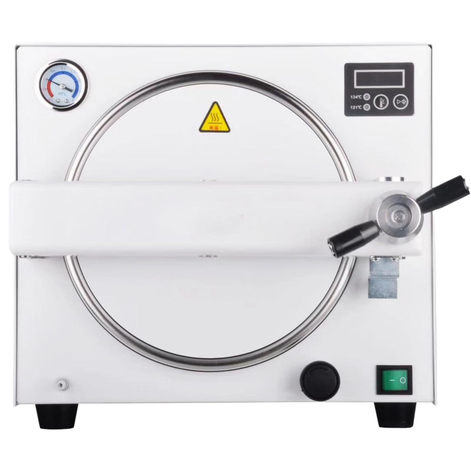 Autoclave High Pressure Steam Box, High Temperature Steam Machine, Machine Steam Stainless Steel Lab Equipment, For Dental & Home Tattoo, Beauty Salon 18L-1100W