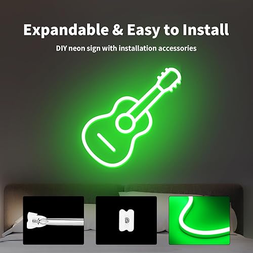 Miniatura 3 de Tira de luces LED de neón de 16.4 pies, tira de luz de neón de 12 V, cuerda de luz de neón impermeable, luz LED flexible de silicona para