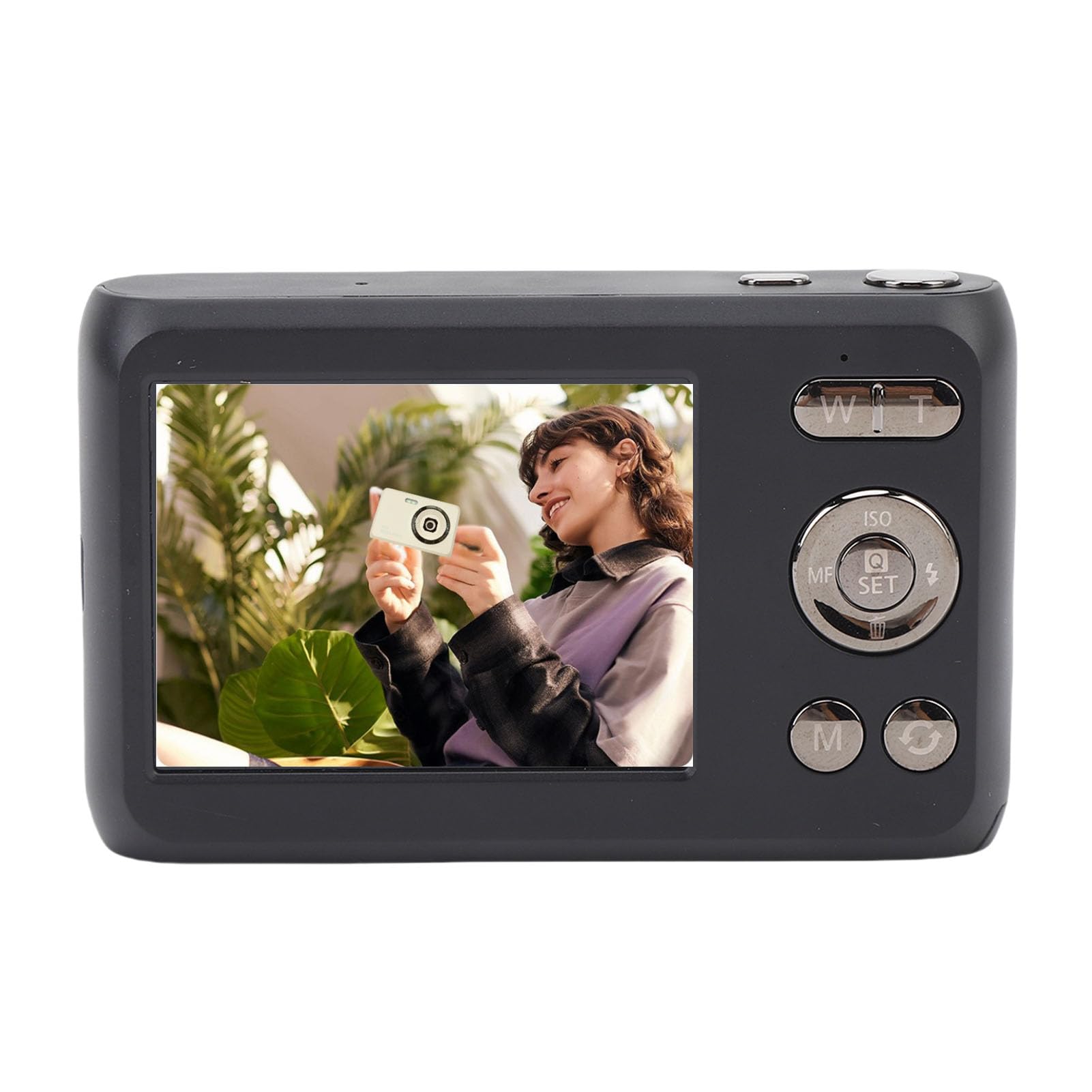 Yunir 4K Digital Camera, 64MP Auto Focus Video Camera with 16x Digital Zoom 2.7 Inch Screen, for Travel Photography Selfies Birthday (Black)-image-44
