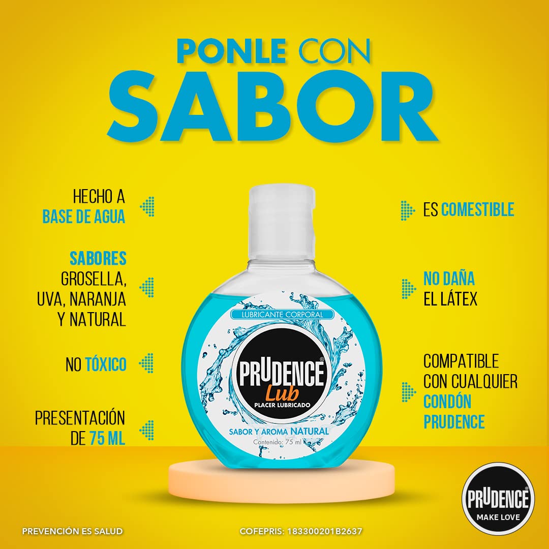 Lubricante Prudence Natural 75 mL : Amazon.com.mx: Salud y Cuidado Personal