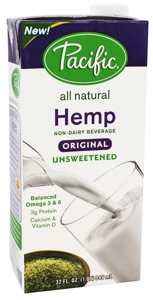 Pacific Natural Foods Hemp Original - Unsweetened - Case of 12 - 32 Fl oz.