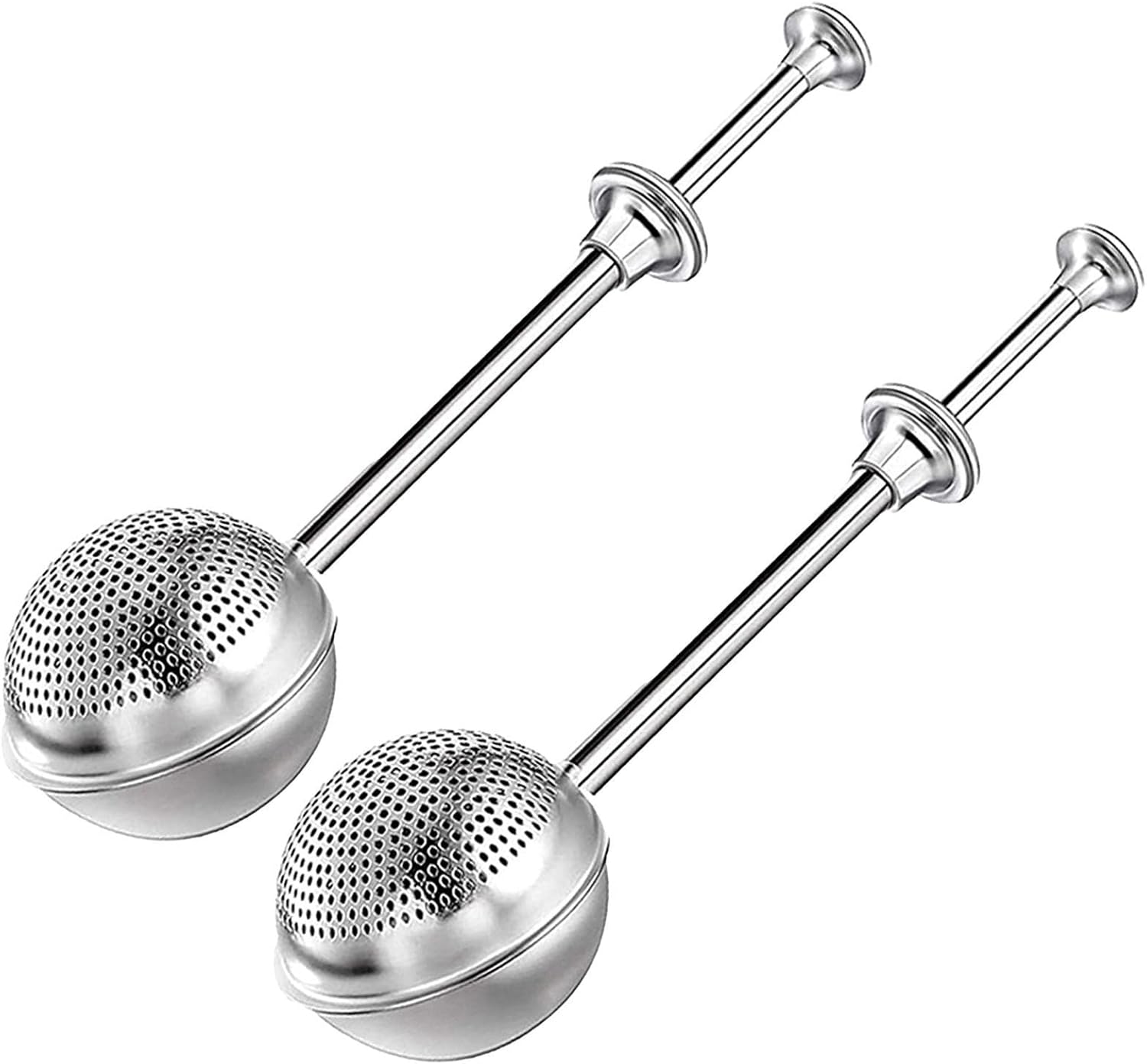 Powdered Sugar Shaker Duster, 2Pcs Powder Sugar Duster, Stainless Steel Flour Duster