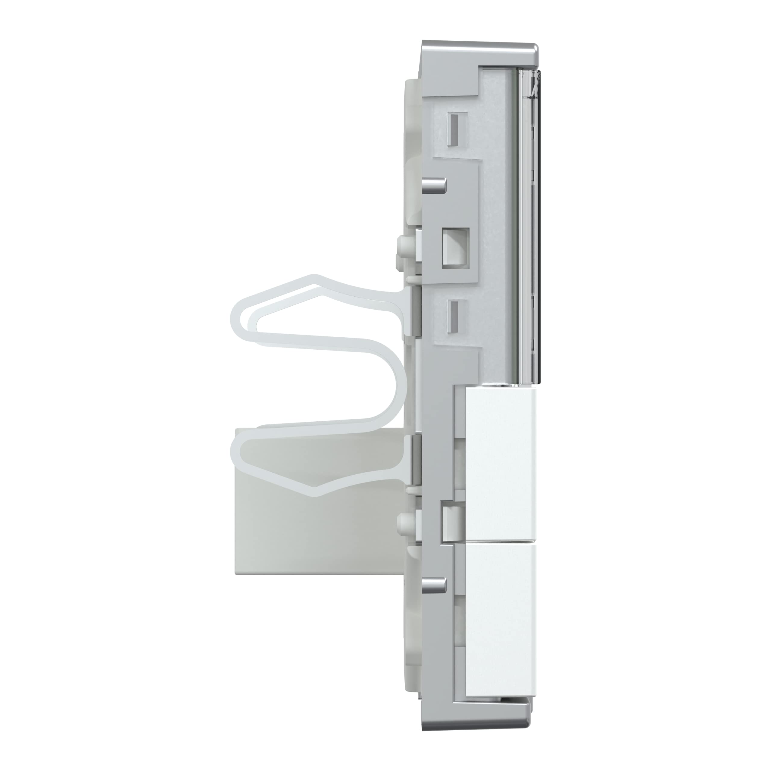 Schneider Electric Merten Zeitschaltuhr-Modul Standard, MEG5754-0460 | Mit Schalter, Unterputz, System M, Aluminium