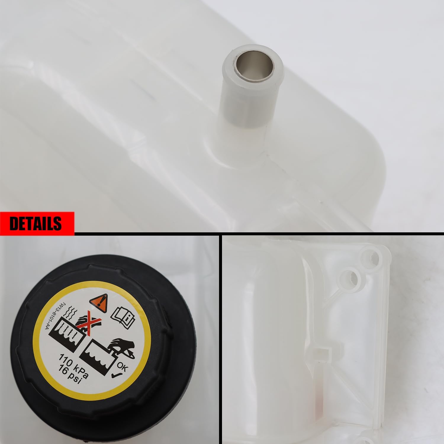 Engine Radiator Coolant Reservoir Tank Fit for 1995-2002 International 3800 4700 4700LP 4700LPX 4800 4900. 603-5101