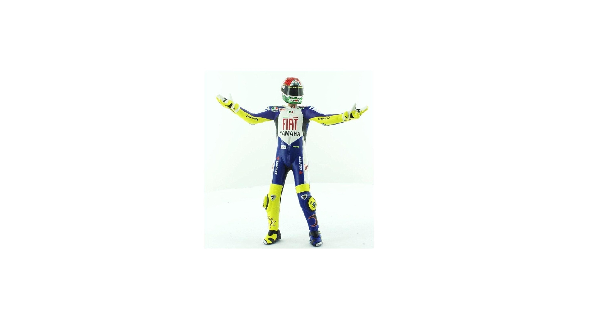 スポーツ Valentino Rossi Figurine 2008 Misano Minichamps 1:12 Valentino Rossi Yamaha YZR-M1 #46 test Jerez