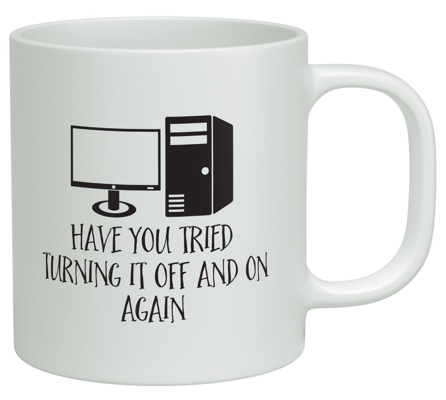 Shopagift Have You Tried Turning It On and Off again? White 10oz Novelty Gift Mug Cup