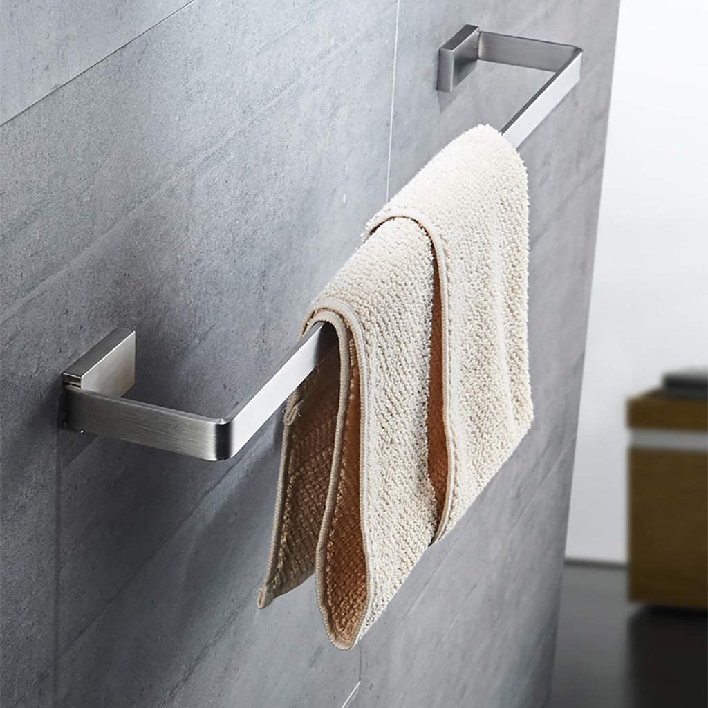 ISCBAFYX Toalleros de un Solo Tiro de Fondo Grueso, Soporte para Toallas de baño, Colgador de paños para Platos de Cocina, Montaje en Pared múltiple/50Cm