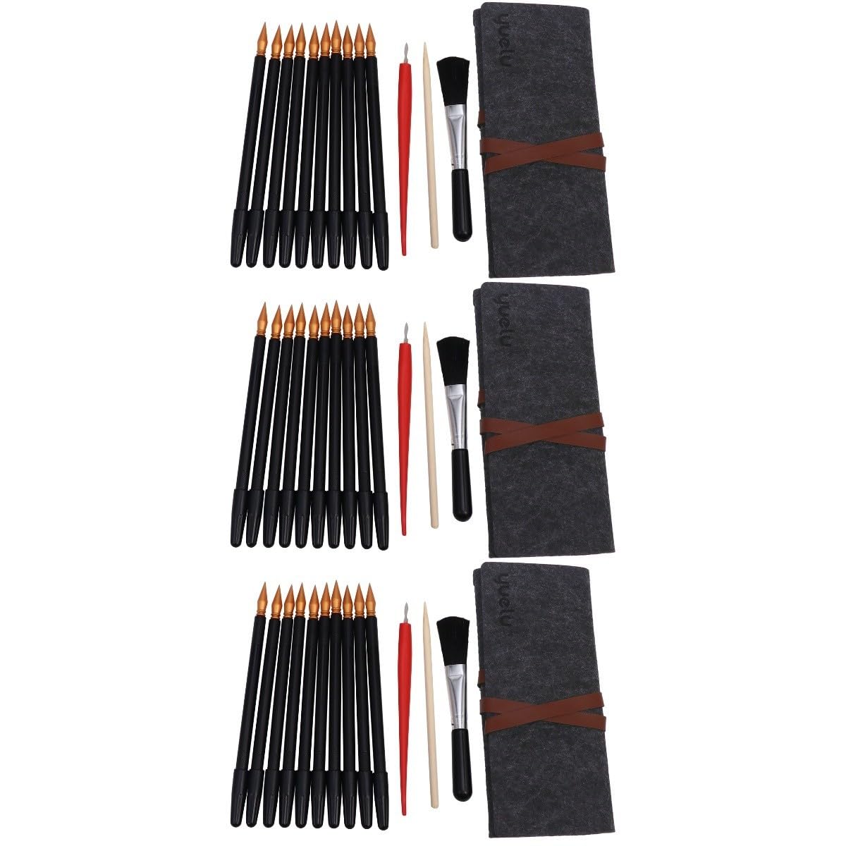 STOBOK 42stücke Teiliges Kratzwerkzeug-Set Für Erwachsene Und Mädchen Dual-Tip Kratzmalstifte Papierkunst-Set Für Kreative -projekte Zeichnen Und Erstellen Von Regenbogenbildern