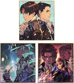 大逆転裁判1&2 イーカプコン限定描き下ろしミニ色紙セット Amazon.co.jp: 大逆転裁判1&2 塗和也 描き下ろしミニ色紙 3種