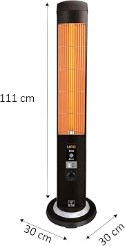 UFO Therapy Smart 2300W Mobil Uyumlu, Uzaktan Kumandalı, Tasarruf Modlu ve Programlanabilir Kule Tipi Isıtıcı