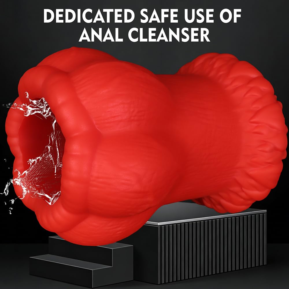 Jixaxe Extra Großer Hohl Analplug, Analtunnel Vagina Anal Spekulum Dicker Buttplug Vagina Dilatator Prostata Massage Einlauf Masturbation Anal Plug BDSM Sexspielzeug für Männer Frauen Paare (M)