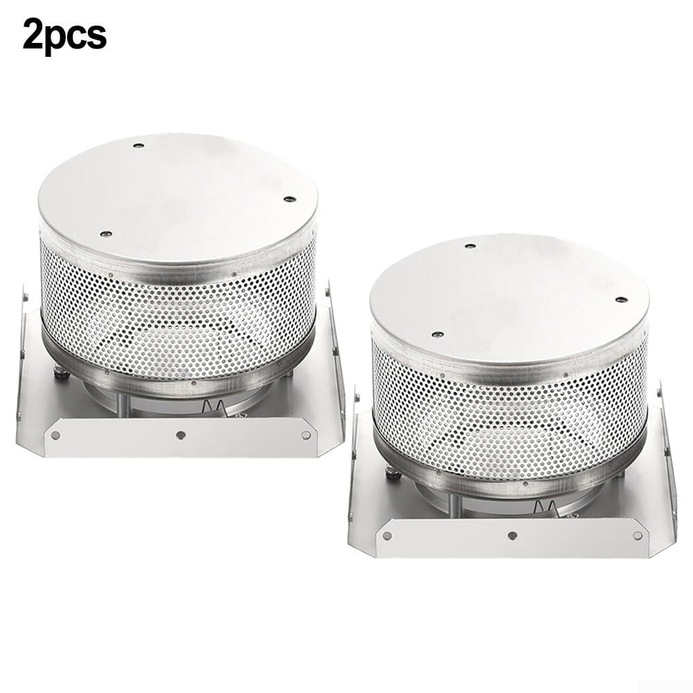 Base de pantalla de acero inoxidable para calefacción piramidal de 7 | 7 pulgadas de diámetro, 5.2 pulgadas de alto, se adapta a los modelos piramidales, fácil montaje