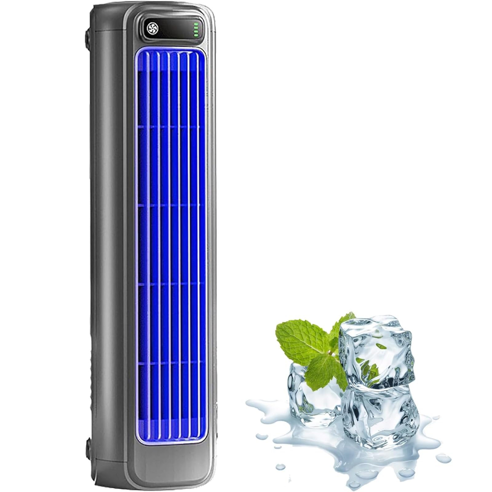 2025 Cooling Ace Przenośny klimatyzator - Klimatyzator Cooling Ace - Przenośny klimatyzator z wentylatorem chłodzącym o 3 prędkościach i ekranem dotykowym LED - Ładowanie przez USB - Chłodnica powietr
