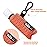 WK IEASON Lip Balm Holder Keychain, Christmas Stocking Stuffers Gifts, 6PCS Clip on Pouch Lip Gloss Holder Compatible With Chapstick Sleeves Holder Key Chains Women Cute Elastic Lipstick Holder