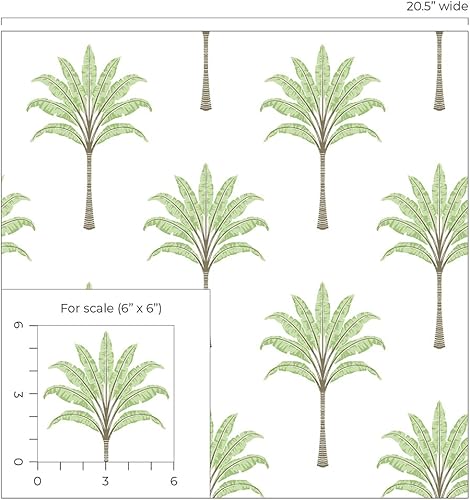 Miniatura 9 de NextWall Harry & Grace Montgomery - Papel tapiz autoadhesivo (té verde)