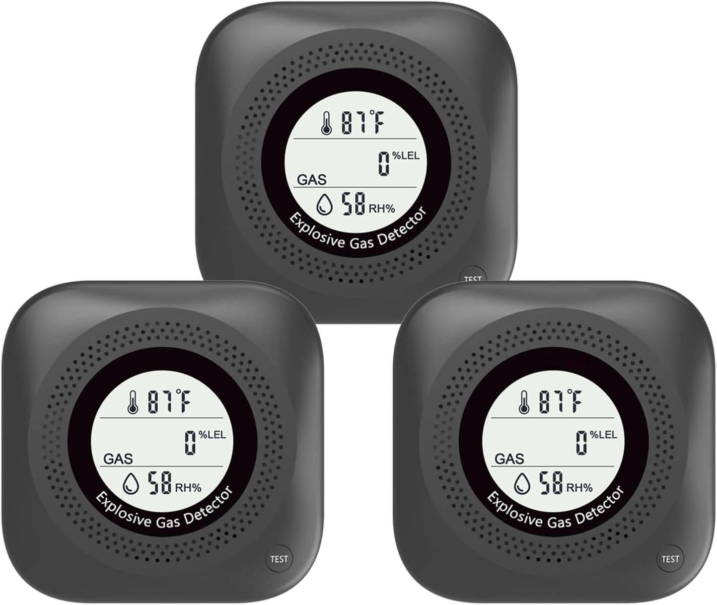 Three Leakbee Y302 Pro gas detectors