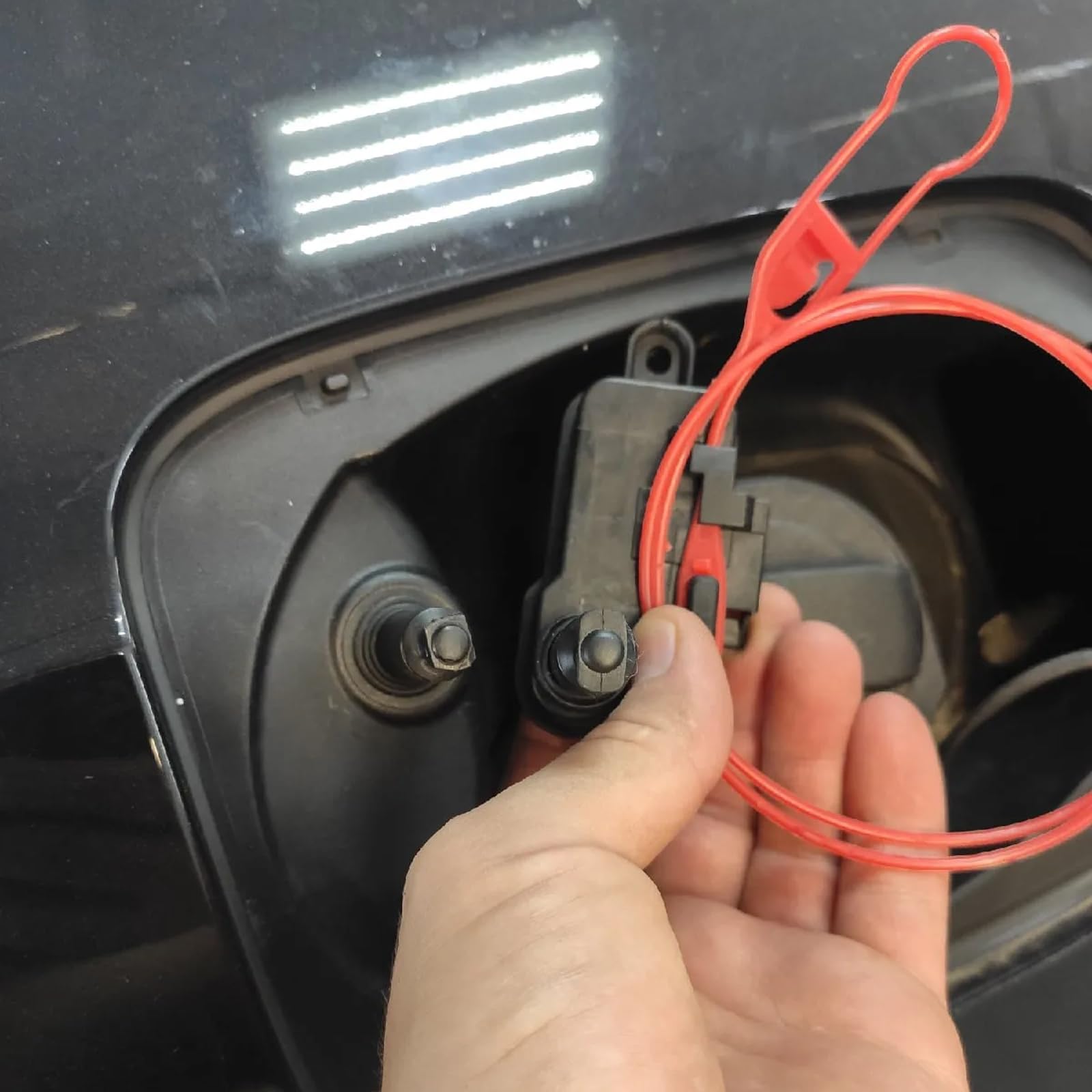 CPROSP Audi Attuatore Dello Sportello Blocco Carburante, Motore dell'Attuatore Della Serratura per 4L0862153D Adatto per A1, A3, A6, C7, Q3, Q7