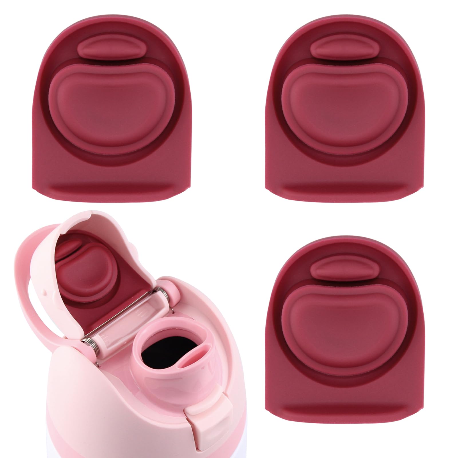Frokolla 3pcs Replacement Stopper Seal Compatible with Owala FreeSip 24oz 32oz,Water Bottle Lid Insert Cap Rubber Seal Parts for Owala 16/19/24/32/40oz Spout Gasket Mouth piece Accessories BTY-2 โ image 1