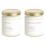 Santal and Montana Forest Minimal Candle Bundle