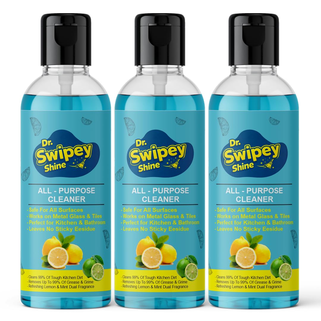 All-Purpose Cleaner Spray – Lemon & Mint – Multi-Surface Cleaning Solution for Kitchen & Bathroom – Removes Grease & Grime, Streak-Free, No Sticky Residue 100ml Pack of-3-image-37