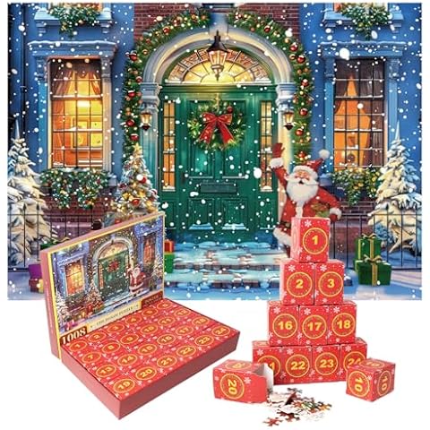 Bindokun 1008 Piece Christmas Puzzle Cover