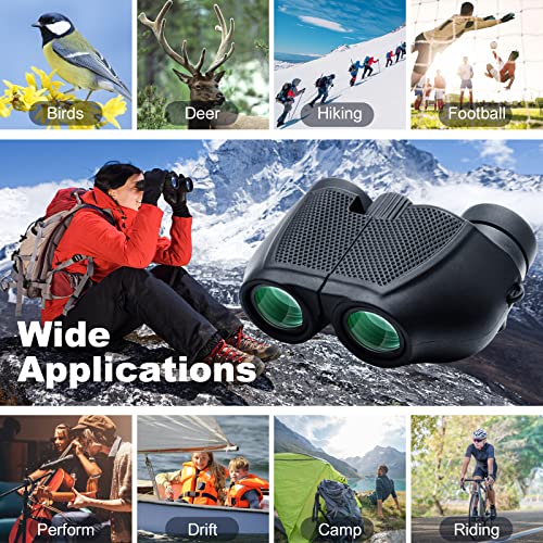 Binoculars 8X25,Compact Binoculars For Adults And Kids,Easy Focus Light Duty Binos For Cruise，Bird Watching, Travel, Theatre,Hiking,See Exhibits，Observe Flora And Fauna. #TOP6