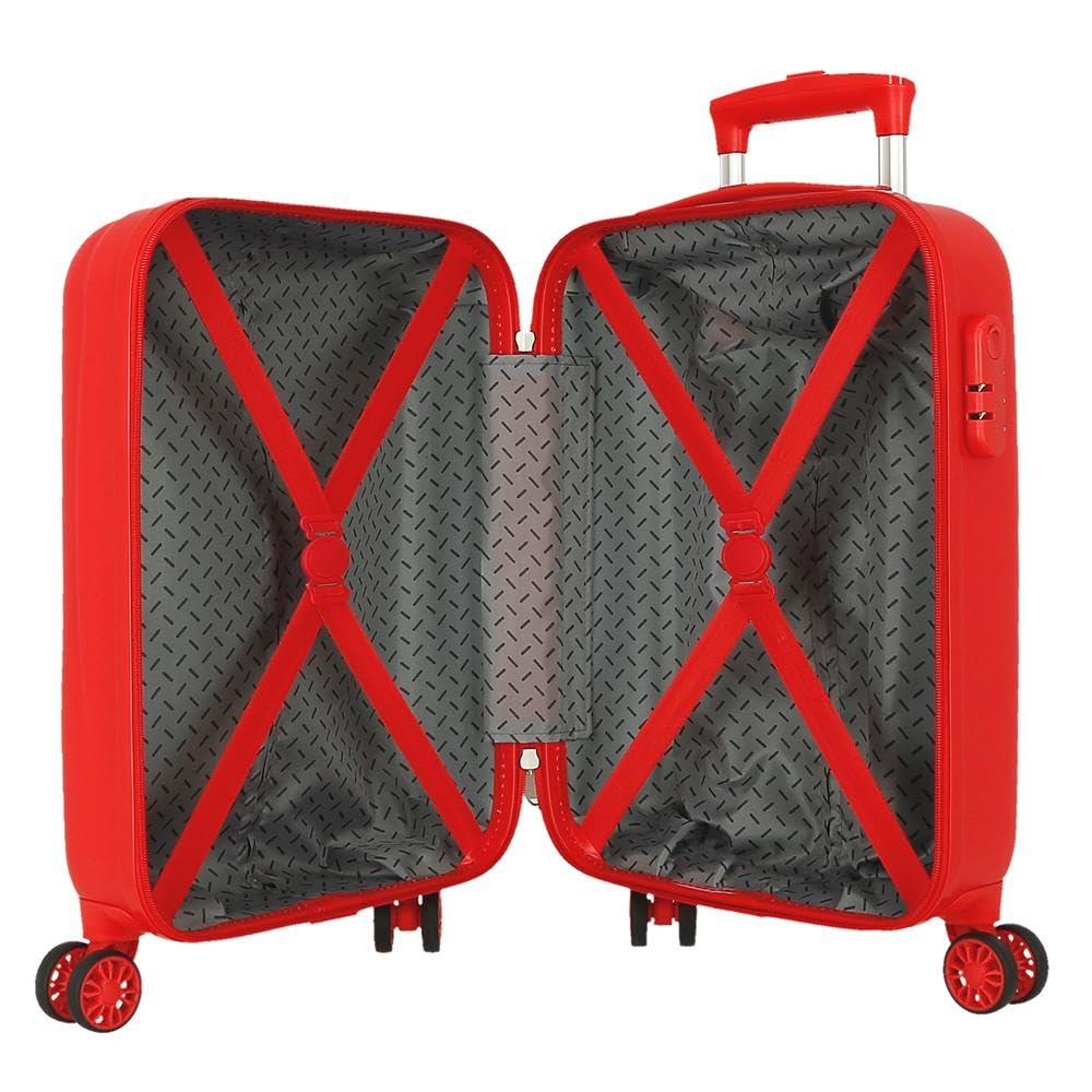 Joumma Marvel Spiderman Geo Maleta de Cabina Blanco 33x50x20 cms Rígido 2 kgs Cierre de combinación Lateral ABS 2 kgs 33L Equipaje de Mano