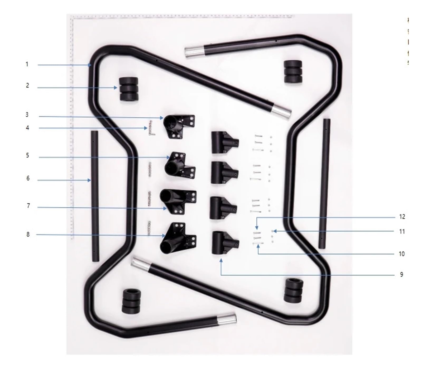 Kit Completo di Carrello di atterraggio for Drone agricolo T40, Parti di Riparazione, Accessori for Carrello di atterraggio UAV
