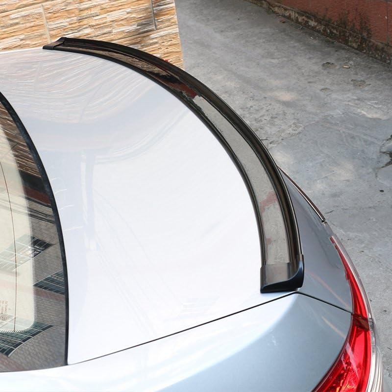 JMTBNO 1,5m Spoiler Posteriore Auto in Gomma in Fibra di Carbonio, Ala Posteriore Labbro Posteriore per Auto Tronco Posteriore Spoiler Adesivo Universale per Auto Camion SUV