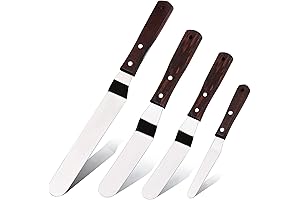 4PCS Offset Cake Icing Spatula Set