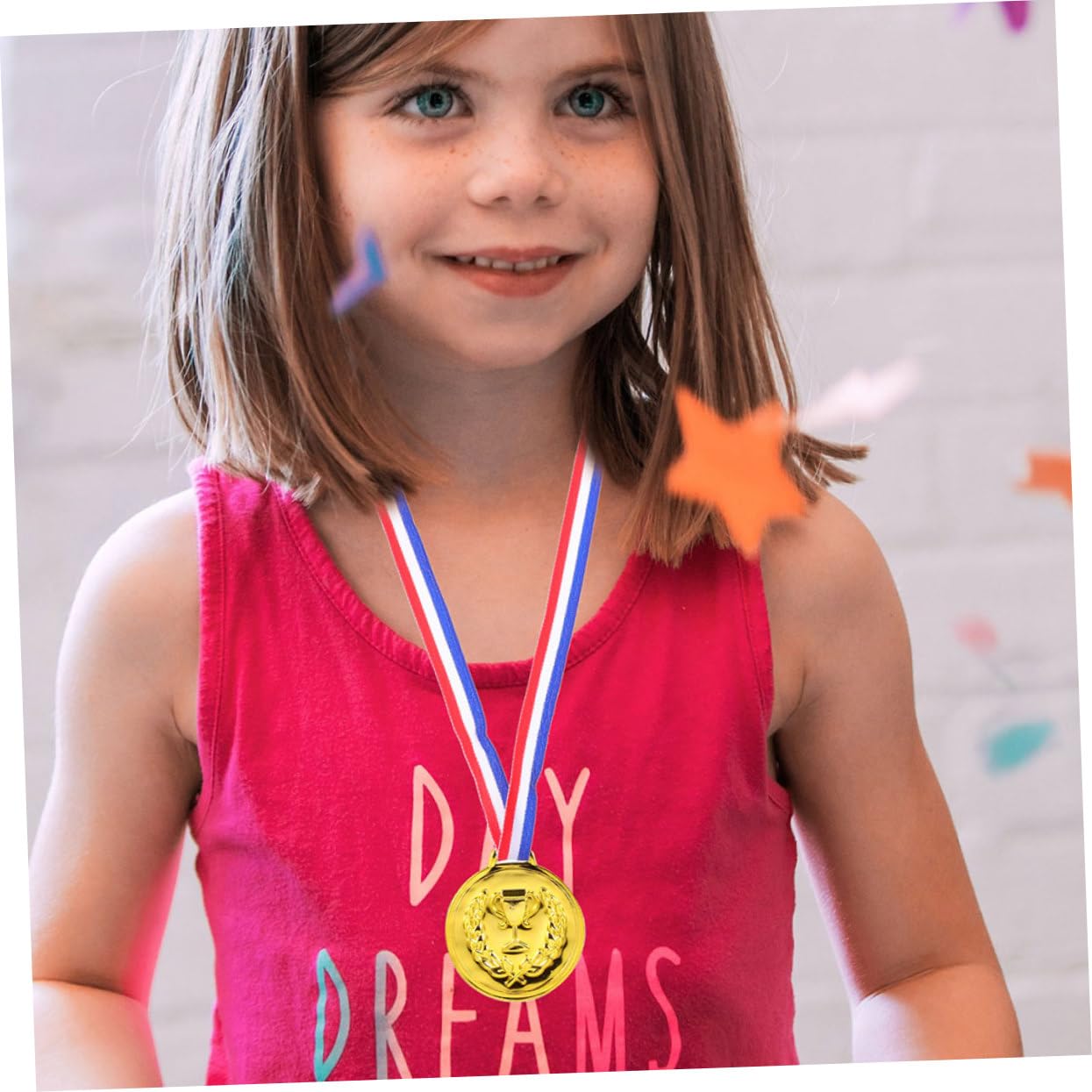 Zinco Medaglie Lega Pezzi Sportive di 50 in Oro per Bambini