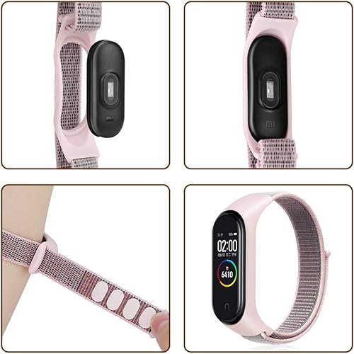 Miniatura 6 de LANADO Nylon Strap For Xiaomi Mi Band 76543 Bracelet Wristband Sports Breathable Bracelet Replacement Strap