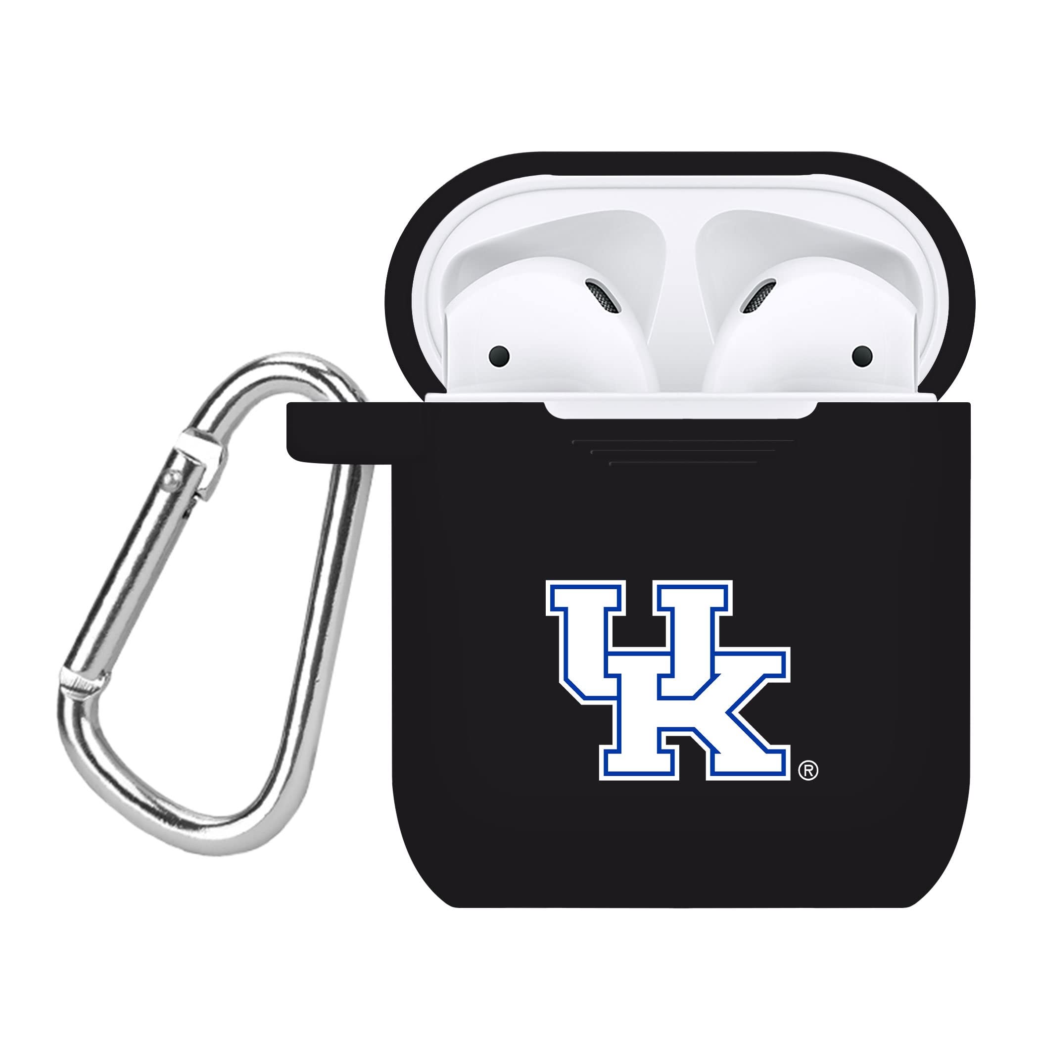 AFFINITY BANDS Kentucky Wildcats Silicone Case Cover Compatible with Apple AirPods Gen 1 & 2 (Black) Kentucky Wildcats - Black
