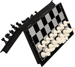 Magnetic Travel Chess Set 9.84 Inches with Folding Chess Board Educational Toys for Kids and Adults, 2 Players