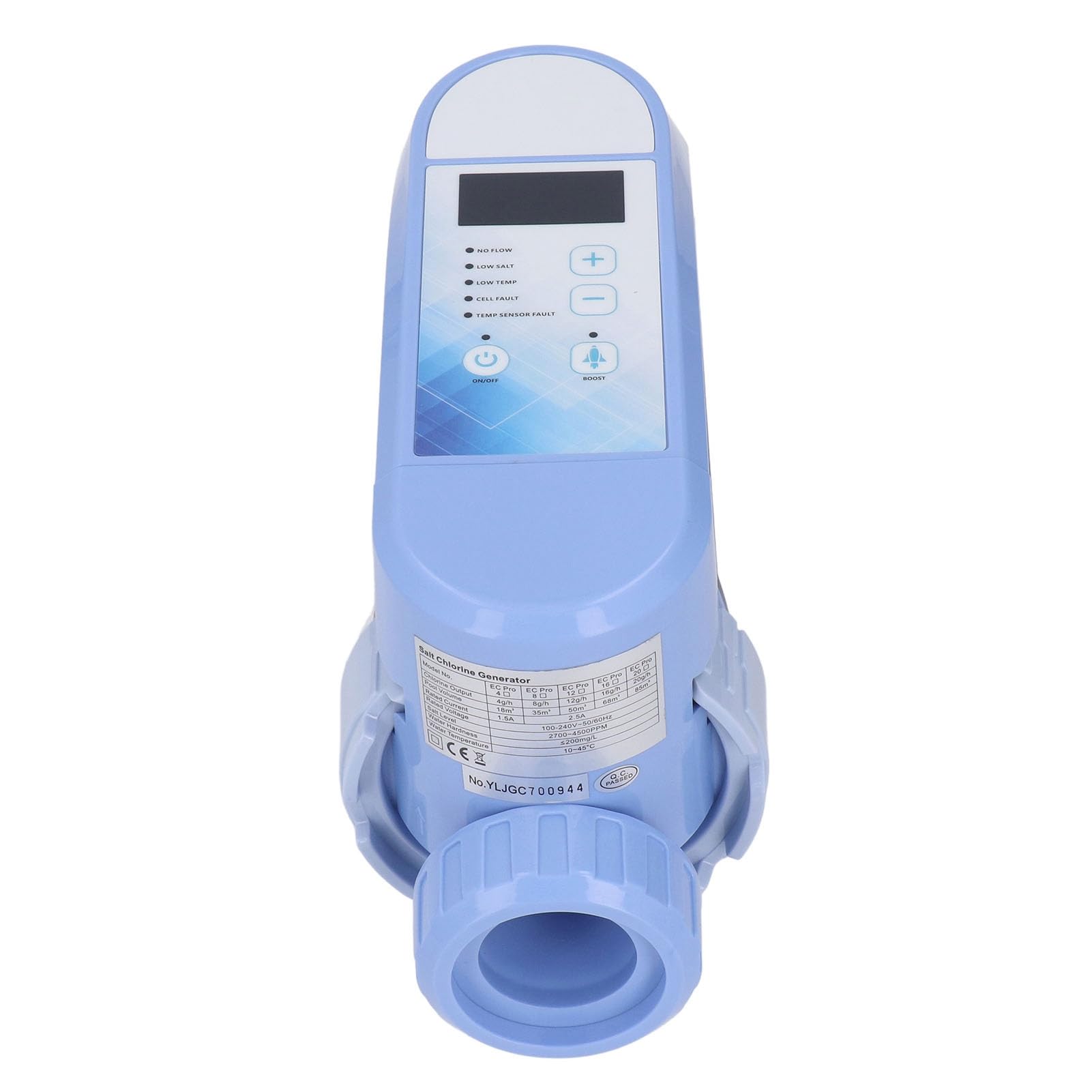Generic de Clorador para Piscina, Generador Automático de Cloro de Agua Salada para Piscina Ecológica, 297,5x122x153mm (CE Pro 4)