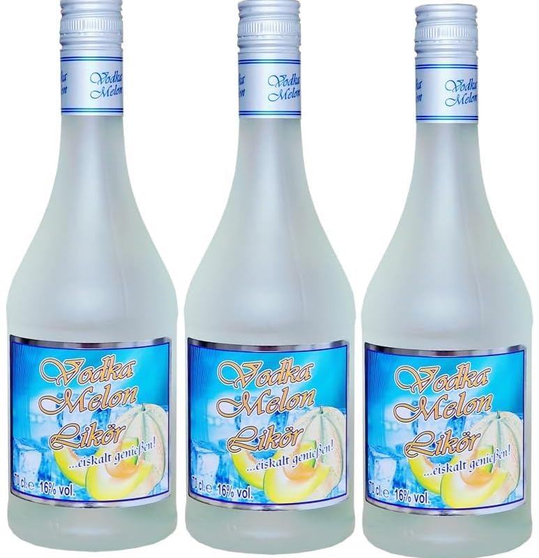 3 Flaschen Vodka Melon (Cocktail) a 0,7 Liter 16% vol. + Space Keks gratis a 45 g von Onlineshop Bormann