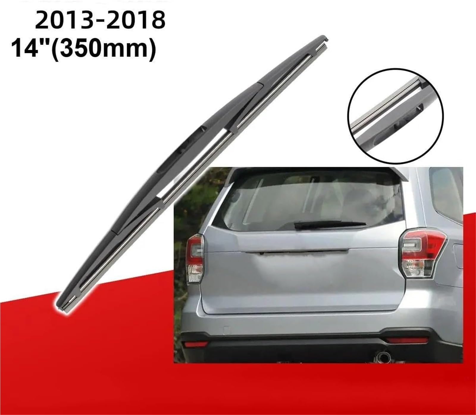 Juego de limpiaparabrisas Escobillas limpiaparabrisas delanteras y traseras para Subaru para Forester para MK4